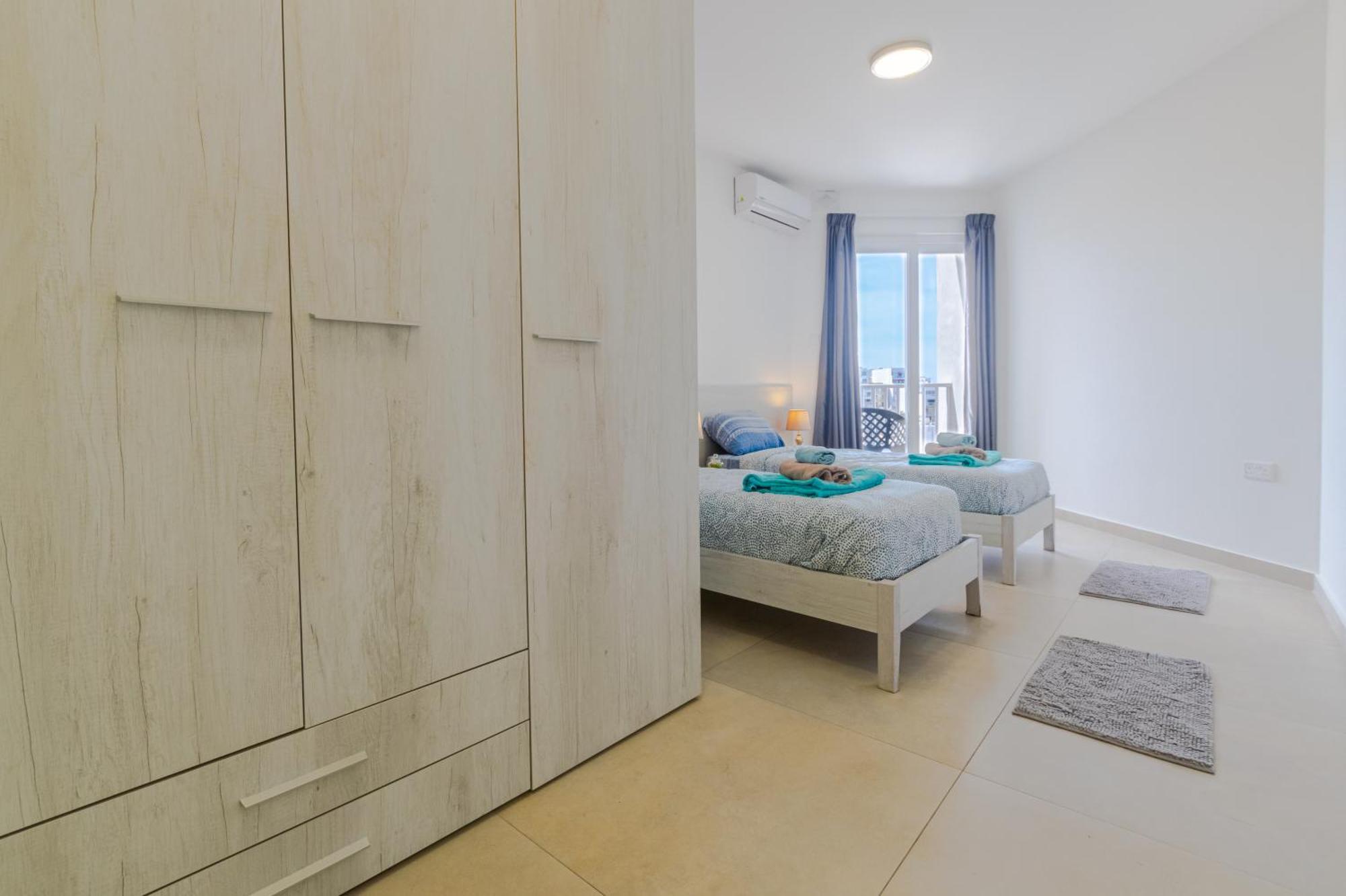 Spacious Brand New Apartment Hc Balcony 3 Bdr 2 Bth Bugibba St. Paul's Bay Buitenkant foto
