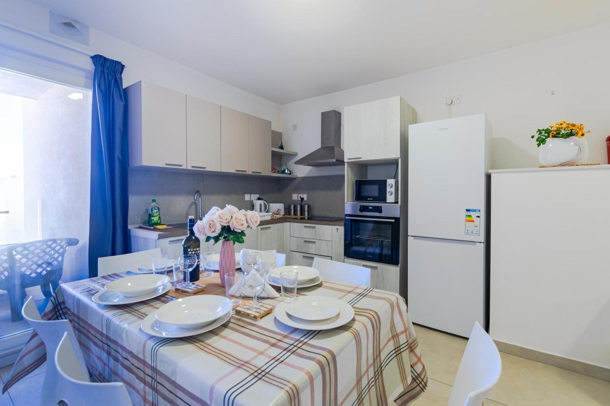 Spacious Brand New Apartment Hc Balcony 3 Bdr 2 Bth Bugibba St. Paul's Bay Buitenkant foto